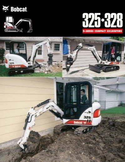 325 328 Excavator Spec Sheet b